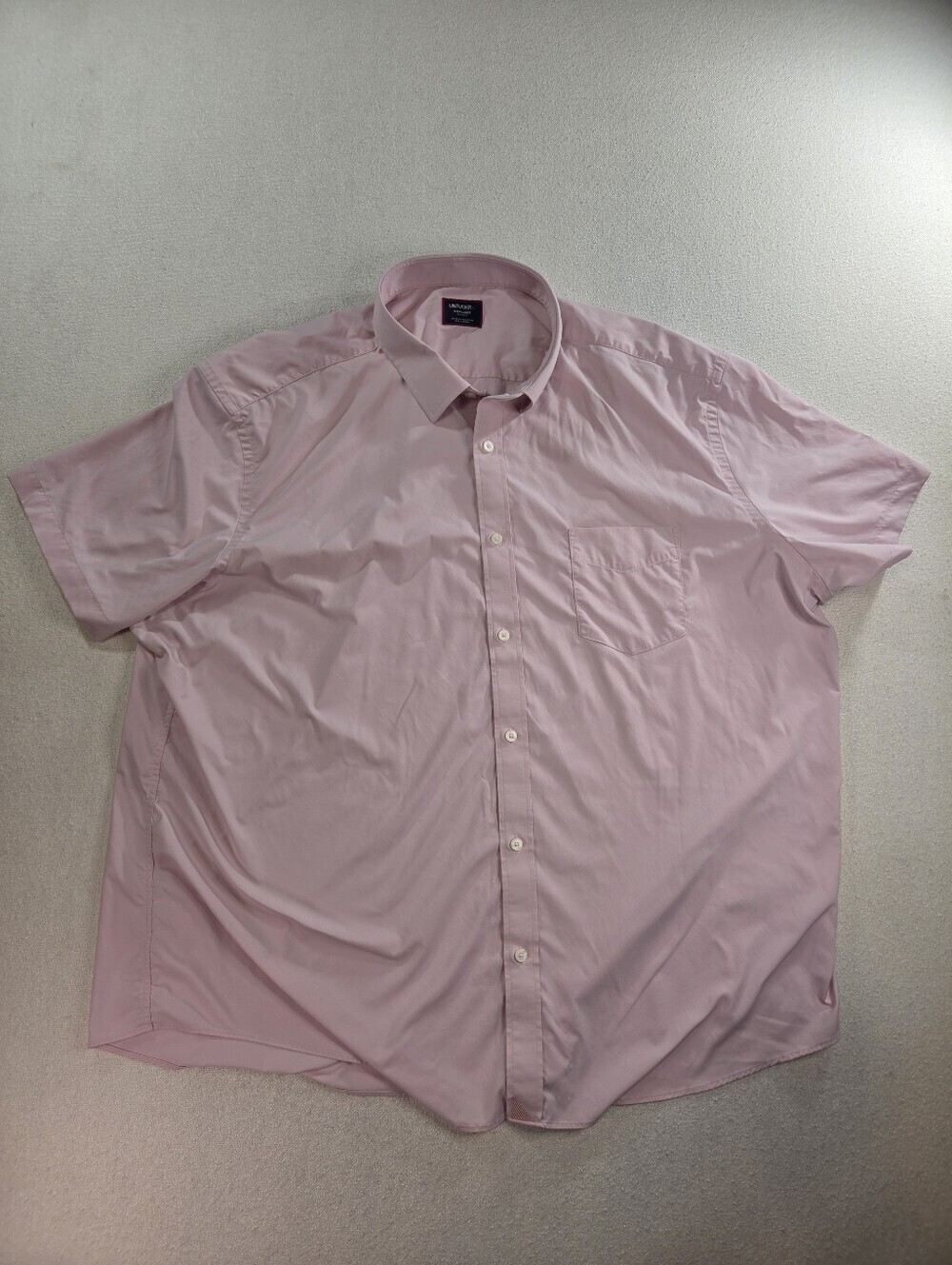 UNTUCKit Gironde SS Pink Stretch Button Up Shirt 3XL